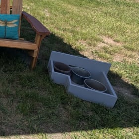 Adirondack chairs and table item