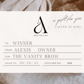 Vanity Brow, Alexis Veliz item