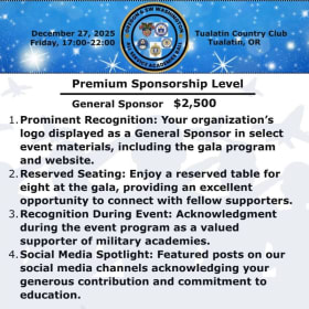 General Sponsor item