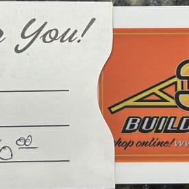 Basket # 3  RT 37 Building Supply $50 Gift Card item