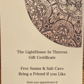 Basket # 10  The LightHouse in Theresa Sauna & Salt Cove item
