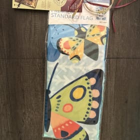 Basket # 12  Cranberry Boggs Flag Pole & Flag item