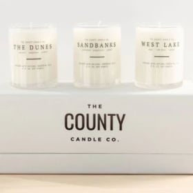 County Candle Co. Votive Candle Set of 3- Lot 1 item