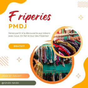 PMDJ: Friperies - jeudi 31 juillet @12h30-16h30 item