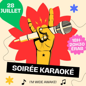 Karaoke - lundi 28 juillet @18h-21h30 ÉRAB item