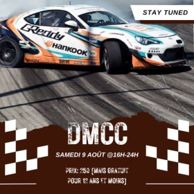DMCC - samedi 9 août @16h-24h item