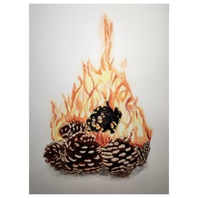 "We Will Love Each Other Across Lifetimes" Print 8x10" -Wren item