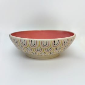 STUDIO 228. "Pink Rainbow Bowl" item
