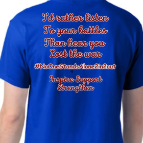 Blue Battle T Shirt XS-L item