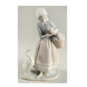 Shepherdess With Ducks figurine item
