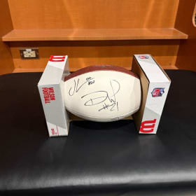 Autographed Football by Seattle Seahawks item