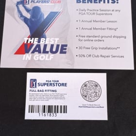 PGA Super Store Player Club + Membership/Full Bag Fitting item