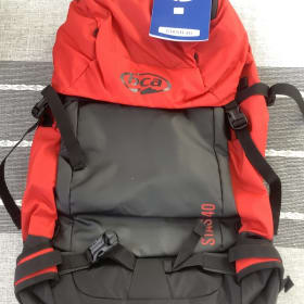 Backpack and puppy goodies item