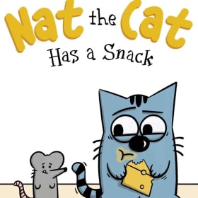 Nat the Cat has a Snack item