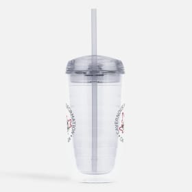 Plastic Tumbler with Straw item