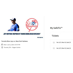 Mizuno Prize Pack + Blue Jays Tickets item