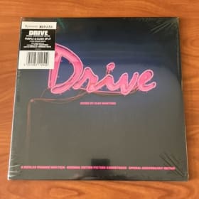 DRIVE SOUNDTRACK VINYL LIMITED EDITION UK PURPLE CLEAR SPLIT item