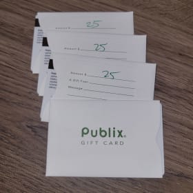 Four (4) $25 Gift Cards to Publix (1 of 3) item
