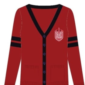 Cardigan Rouge /Grandeur : 10-12 (code A12) item