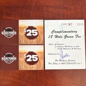 Tee Time & Taste Package item