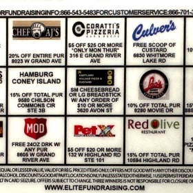 Athletic Discount Card item