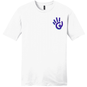 District Tee White - Purple - Size Medium item