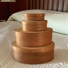 Handcrafted Set of Four Traditional Shaker Boxes item