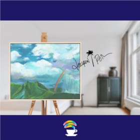 "A Passing Storm" by Lauren Roth – Framed Art Print item