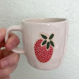 Strawberry Mug by Quitter Ceramics item