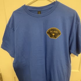 T-shirt -Blue Size Large item