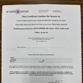 Arvada Center Tickets item