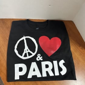 Peace Love and Paris Small T-shirt item