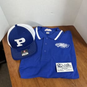 Paris trucker hat and 2XL Collared shirt item