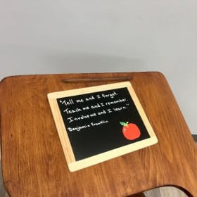 #7 - Vintage Schoolhouse Chair item