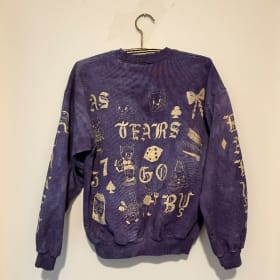 Hand Dyed & Printed Sweatshirt by Shop69Tearz item