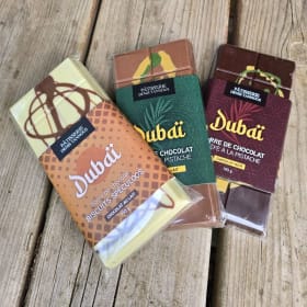 3 barres Dubaï aux saveurs différentes item