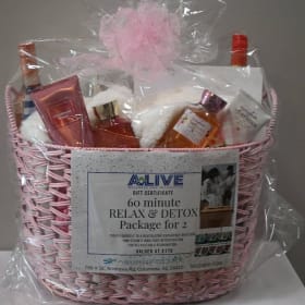 Pamper, Relax, and Spa Basket item