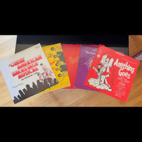 5 autographed Broadway/Off-Broadway Cast Albums ($100 Value) item