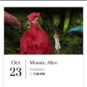 MOMIX: ALICE Charleston Gaillard Center item