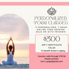 3 personalized virtual yoga classes item