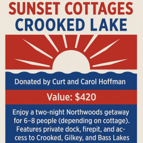 2 Nights at Sunset Cottages at Crooked Lake item
