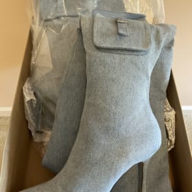 Steve Madden Knee High Denim Boots item
