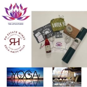Yoga and Wine Basket item
