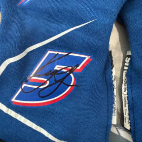 Kyle Larson Signed Worn Racing Gloves item