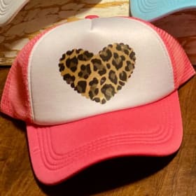 Cheetah Heart Hat item