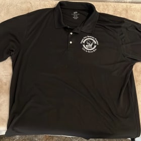 'Putts For Rescue Mutts' Polo - Black item
