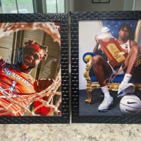 Autographed photos of SU basketball players item