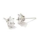 Kendra Scott Caitlin Silver Crystal Stud Earrings item
