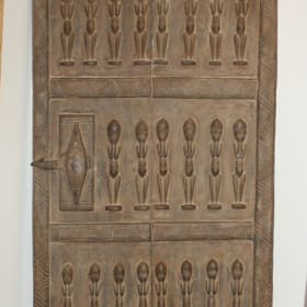 #27 "Voices in Wood" African Door from Tribes item