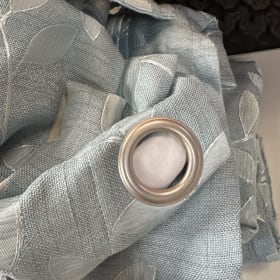 A15- 4 panel curtains light green long item